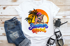 Summer Mood PNG sublimation |Beach &amp; Summer PNG T-Shirt Product Image 6