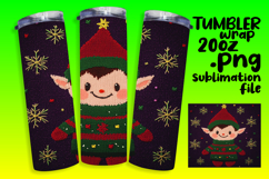 Custom Tumbler Wrap Design , Holiday Product Image 1