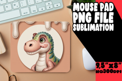 WHIMSICAL DESK MAT PLAYFUL DESIGN, Cute Dino Product Image 1