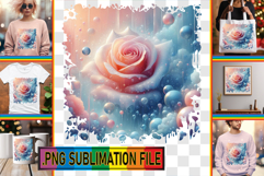 Charming TOTE BAG Magic Ideas, 3D Flower Product Image 1