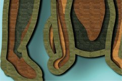 Hunter multilayer 3D SVG/Hunter plywood cut/ 3D laser cut Product Image 7