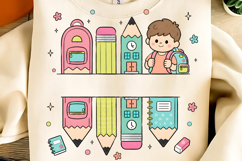 Preppy Pencil Teacher Name Custom PNG, CUSTOM Name Teacher Product Image 3