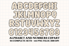 Christmas Alphabet png clipart, christmas letters doodle Product Image 4