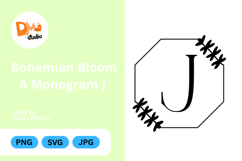 Bohemian Bloom Monogram Product Image 1