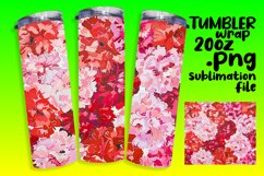 Fresh Bloom 20oz Tumbler Sublimation Wrap Product Image 1