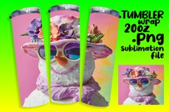 Beach Bliss: Tropical Snowman Sublimation Product Image 1