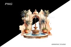 Watercolor Moroccan Clipart Product Image 1