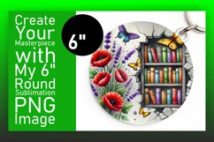 Vibrant Round Design for Keychains , Books Product Image 1