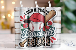 Baseball Mom Tumbler Wrap | Sublimation | Tumblers Product Image 1