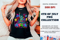 America Graffiti Liberty PNG | Colorful Patriotic DTF Product Image 10