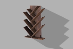 Miniature modern bookcase tree digital download file, 1:6 Product Image 9