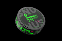 Snus Chewing Tobacco Can Mockup Product Image 10