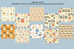Back to School Clipart &amp; Pattern Product Image 3