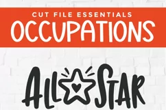 All Star Social Worker svg - a social work design for crafts Product Image 6