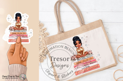 Bride Chibi PNG Bridal Shower Books Sublimation illustration Product Image 5