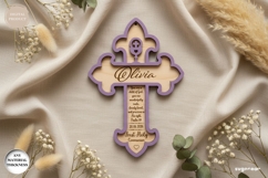 Holy Communion Crosses SVG Bundle | Custom Name Cross Product Image 10