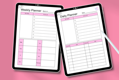 Minimalist Simple Daily &amp; Weekly Planner Template Product Image 4