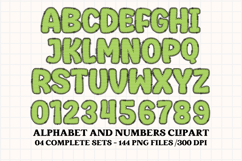 ST PATRICK Alphabet PNG Clipart, St Patrick letters doodle Product Image 2