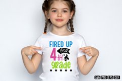 Fired up for 4th grade SVG Product Image 1