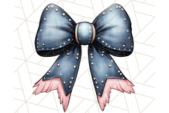 Western Style Bow PNG, Cute Cowboy, Cowgirl Coquette Png Product Image 2