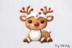 Christmas Gingerbread Clipart PNG Product Image 1