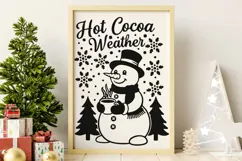 Hot Cocoa Weather Svg, Hot Chocolate Svg, Hot Cocoa Mug Svg. Product Image 8