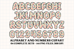 Spring Fling Alphabet png, letters doodle, spring clipart Product Image 4