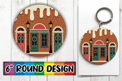 Enchanted Car Coaster Circle PNG, Winter Product Image 1