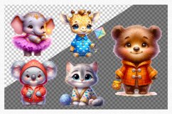 Cute baby animals bundle, Baby animals clipart, Animals Product Image 3