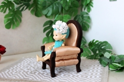 Miniature chair 1:12 scale digital download file laser cut Product Image 10