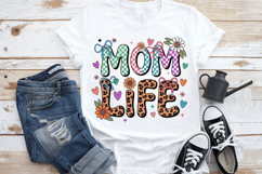 Mom life PNG sublimation | Mother's Day PNG T-Shirt Product Image 6