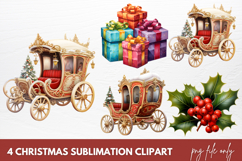 3D Christmas Sublimation Clipart Product Image 1