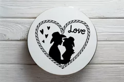 Cowboy Valentine Day Svg cut file svg, country wedding svg Product Image 8