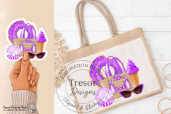 Purple Life Is Better At The Beach Design | Summer Beach Vib Product Image 6