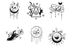 Tattoos Set 4 Procreate Brush Stamps, 30 Flash Tattoos Product Image 10