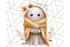 Cottagecore Halloween Clipart Cozy PNG, Autumn Fall Png Product Image 2