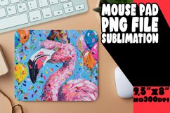 Flamingo Dream Sublimation Mouse Pad Product Image 1