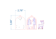 Christmas Tree Toys Bundle SVG laser cut files for Glowforge Product Image 10