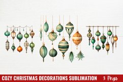 Cozy Christmas Decorations Sublimation Product Image 1