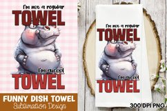 I&#039;m not a regular towel, I&#039;m a cool towel PNG Product Image 1