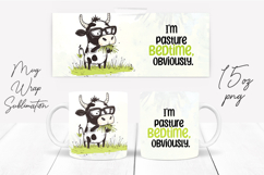 Funny cow sarcastic quote mug wrap sublimation Product Image 1