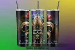 Mardi Gras Mask|Mardi Gras Tumbler Sublimation Design Product Image 4