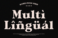 Ramile - Bold Serif Editorial Font Product Image 10