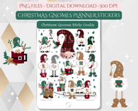 Digital Christmas Gnomes Clipart Product Image 2