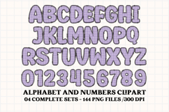 Birthday Girl Alphabet, birthday girl letters doodle clipart Product Image 4
