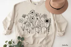 Flower Svg, Flower Meadow Svg, Wildflower Svg, flowers Svg. Product Image 11