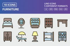 Vector Furniture Icon Set Product Image 1