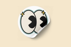 10-Groovy Retro Stickers-1-2