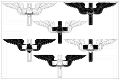 Winged Cross with Sacred Heart of Jesus Product Image 10