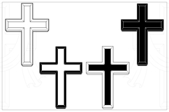 Christian Cross with Sacred Mantle Product Image 10